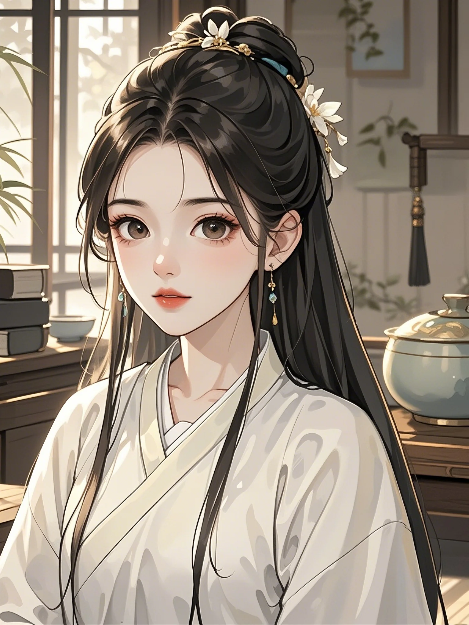 白马入芦花